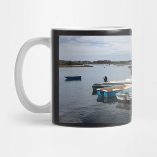 dinghies at the pier Mug